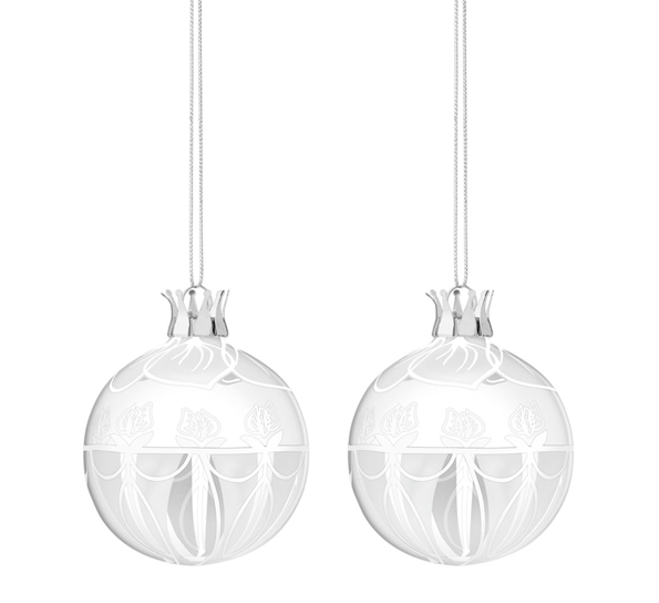 Karen Blixen julekuler romantikk 2 stk fra Rosendahl