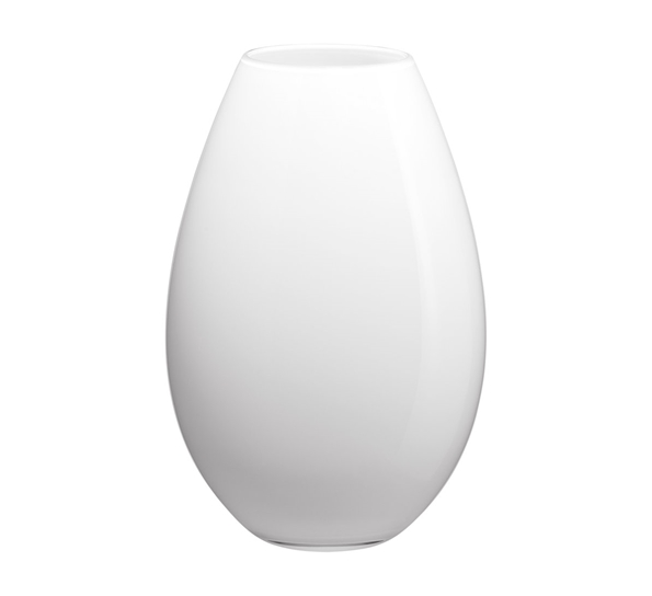 Cocoon vase 26 cm hvit fra Holmegaard