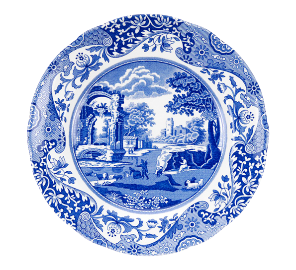 Blue Italian asjett 20 cm fra Spode