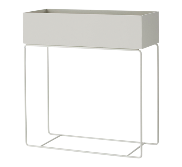 Plant box pidestall lys grå fra Ferm Living