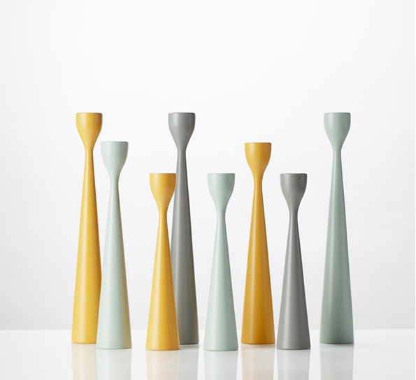 Rolf lysestake sennepsgul 28 cm