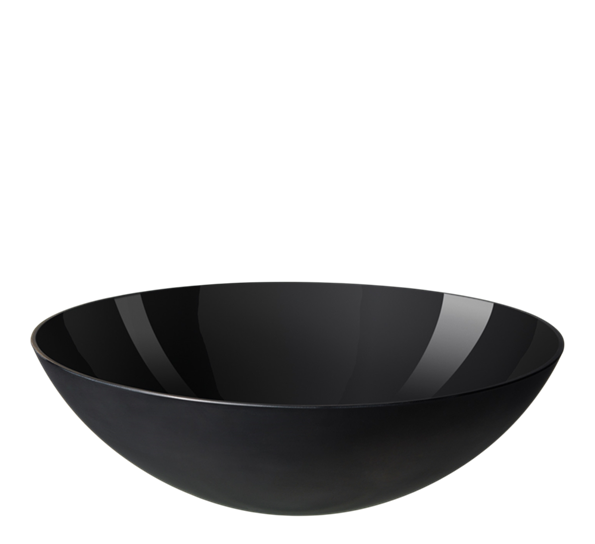 Krenit salatskål sort fra Normann Copenhagen