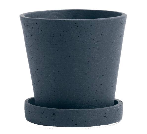 Flowerpot potteskjuler med fat s blå fra HAY