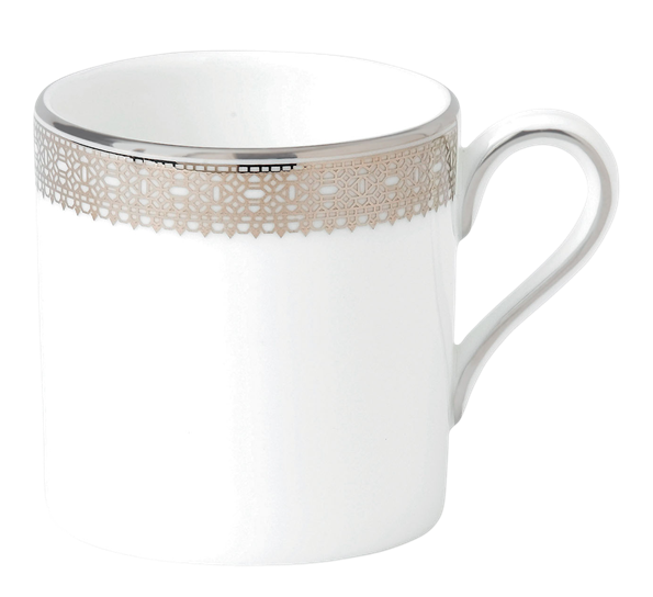Lace Platinum espressokopp 8 cl fra Wedgwood