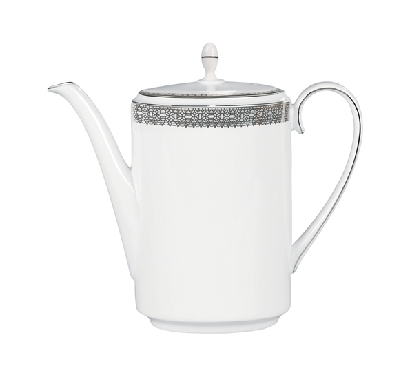 Lace Platinum kaffekanne 0,75 liter fra Wedgwood