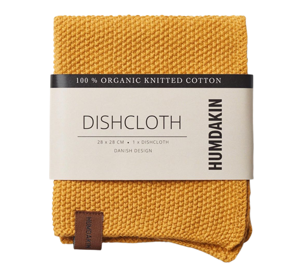 Knitted Kitchen kjøkkenklut yellow fall fra Humdakin
