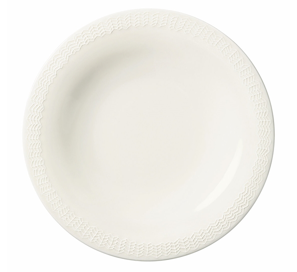 Sarjaton tallerken Letti Hvit 22cm fra Iittala
