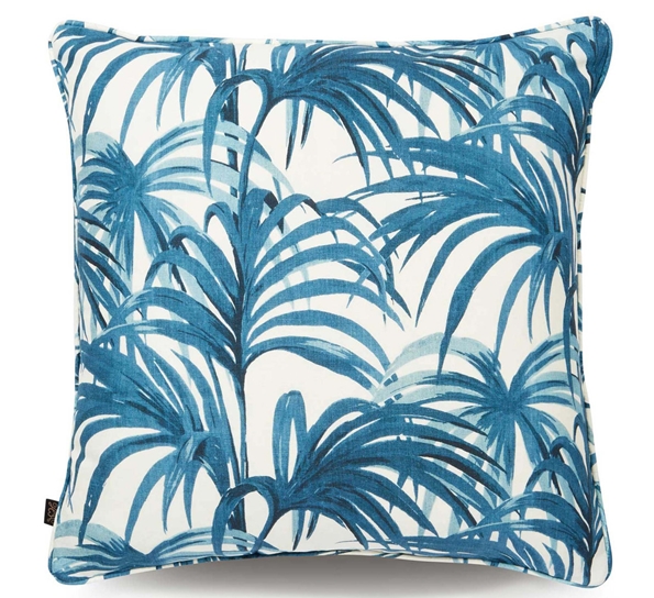 House of Hackney Palmeral pute 60x60 cm hvit/azure