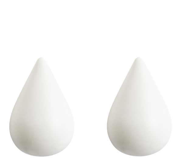 Dropit knagger hvit 2 stk små fra Normann Copenhagen