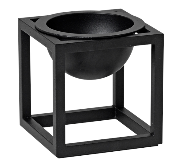 Kubus skål mini sort fra By Lassen