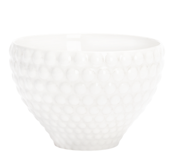 Bubbles skål 13 cm 60 cl hvit fra Mateus