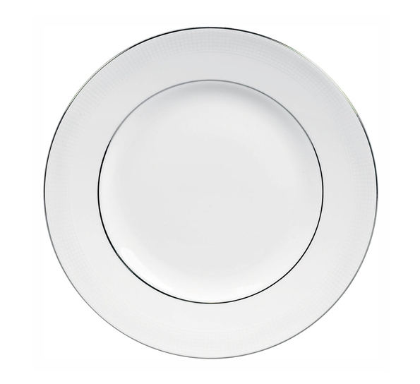 Blanc Sur Blanc tallerken flat 27 cm fra Wedgwood