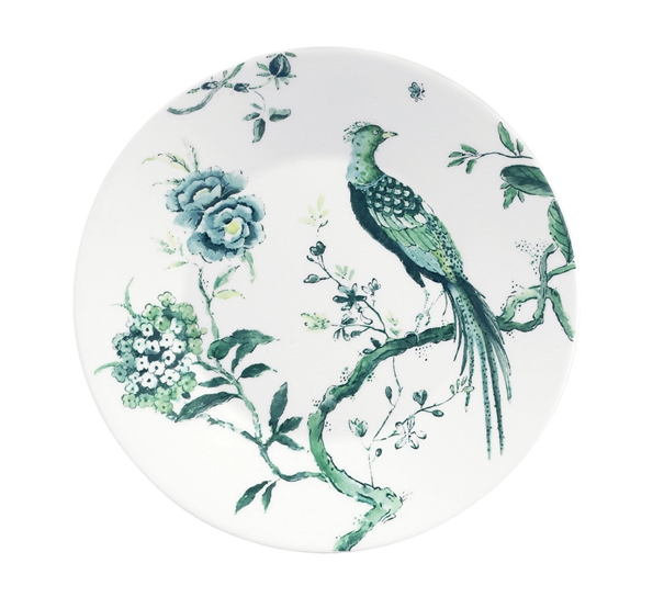 JC Chinoiserie Hvit tallerken 23cm fra Wedgwood
