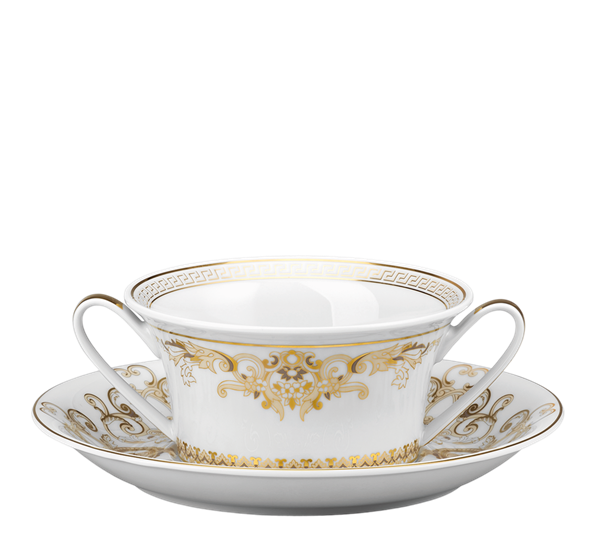 Medusa Gala buljongkopp med skål 30 cl fra Versace