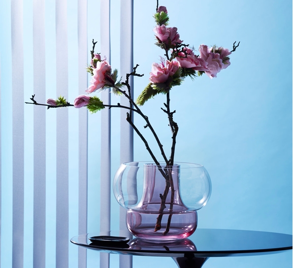 Cado vase plomme 24 cm fra Holmegaard