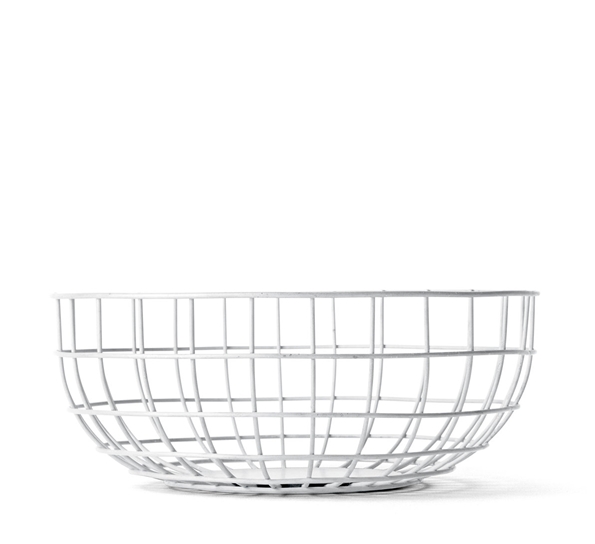 NORM wire bowl hvit fra Audo Copenhagen