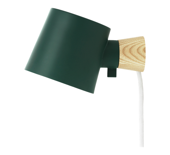 Rise vegglampe petrol fra Normann Copenhagen