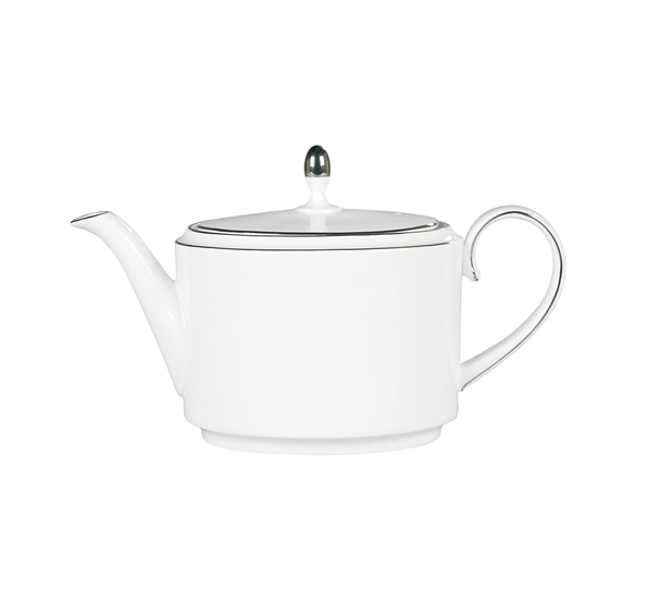 Blanc Sur Blanc tekanne 0,66 liter fra Wedgwood