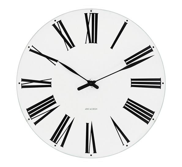 Roman veggklokke 16cm fra Arne Jacobsen klokker