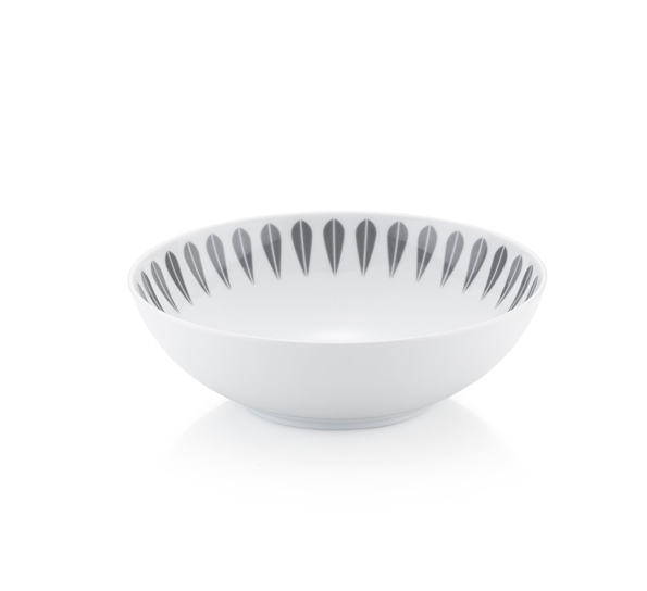 Lotus tallerken dyp 18 cm grå fra Lucie Kaas