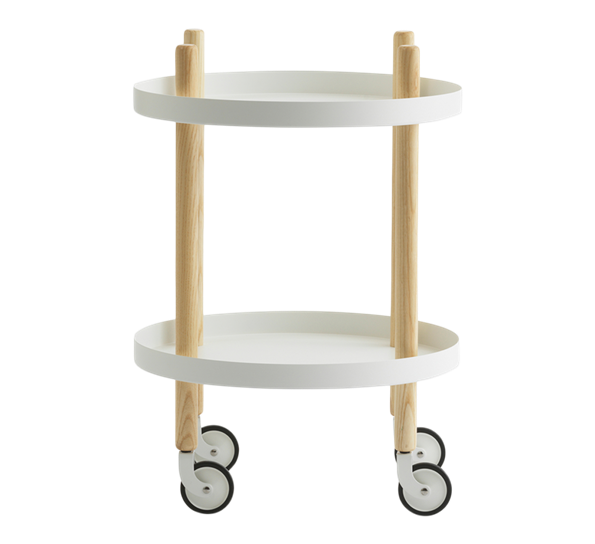 Block bord rundt hvit fra Normann Copenhagen