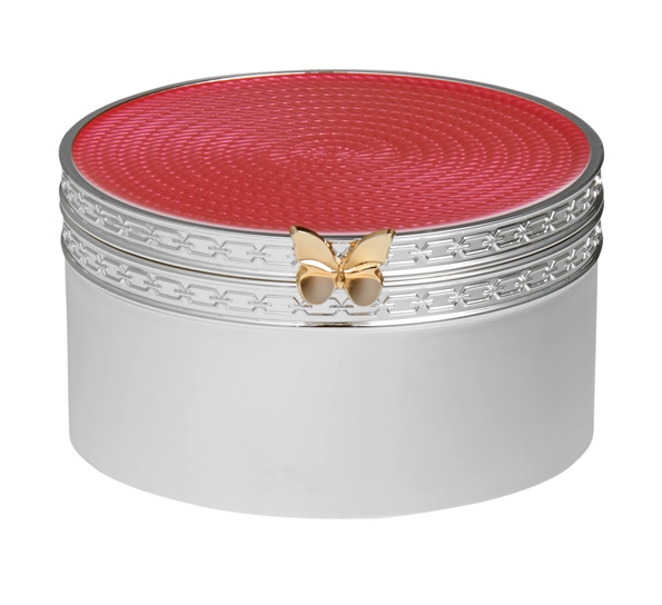 Vera Wang With Love Treasures smykkeskrin Pink Butterfly fra Wedgwood