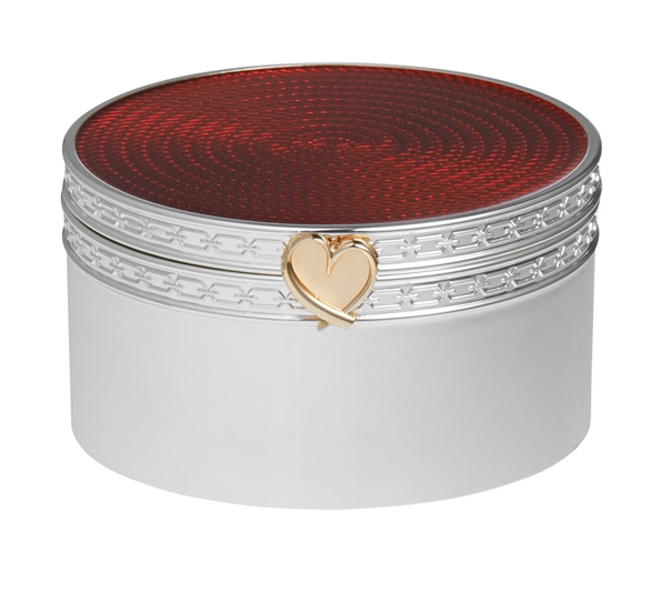 Vera Wang With Love Treasures smykkeskrin Red Heart fra Wedgwood