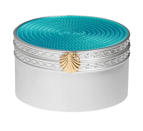 Vera Wang With Love Treasures smykkeskrin Aquamarine Seashell fra Wedgwood