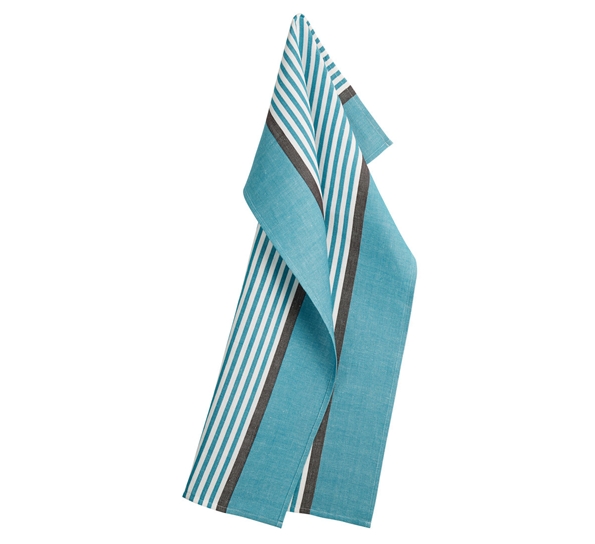 Abild Dark Turquoise kjøkkenhåndkle fra Georg Jensen Damask