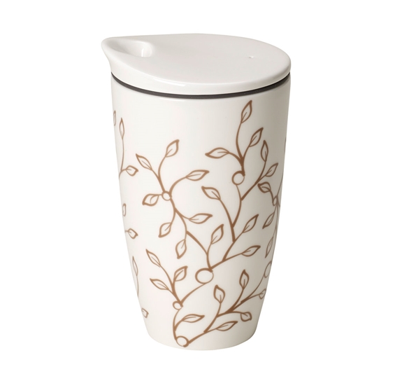 Caffe Club Floral Caramel to-go krus 35 cl fra Villeroy & Boch