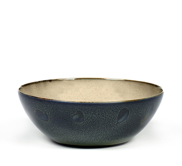 Terres de Rêves skål 18 cm misty grey dark blue fra Serax