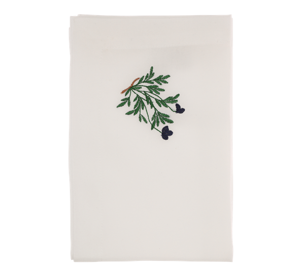 Serviett med kornblomst fra Langkilde & Søn