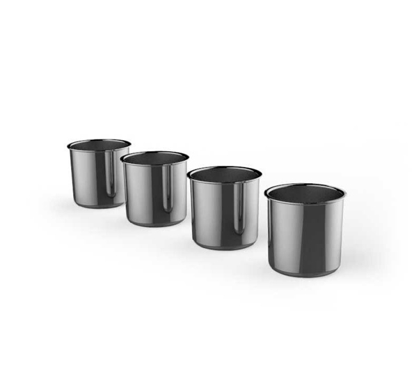 Vinkel lysmansjetter sort 4 stk