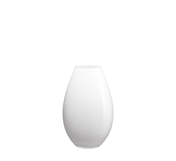 Cocoon vase 17 cm hvit fra Holmegaard