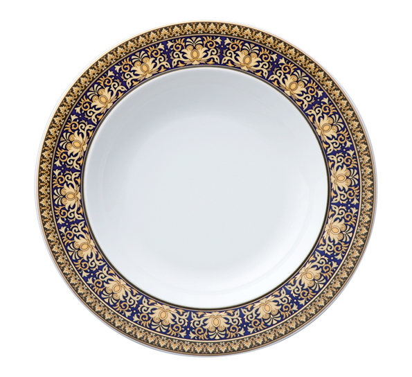 Medusa Blå tallerken dyp 22 cm fra Versace
