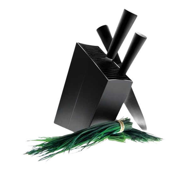 Knivblokk skrå sort fra Eva Solo