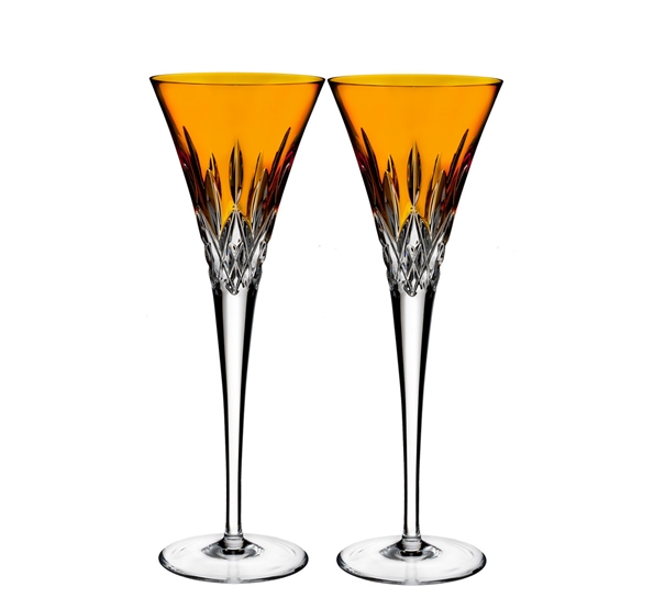Lismore Pops champagneglass 2-pk Oransje fra Waterford