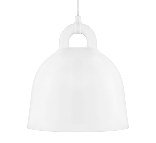 Bell lampe liten hvit fra Normann Copenhagen