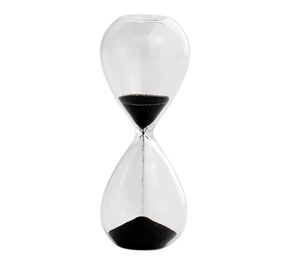 Time S timeglass 3 minutt sort fra HAY
