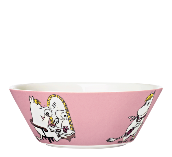 Mummi skål 15 cm Snorkfrøken Rosa fra Mummi