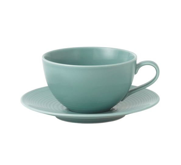 Ramsay Maze Teal Frokostkopp over under fra Royal Doulton