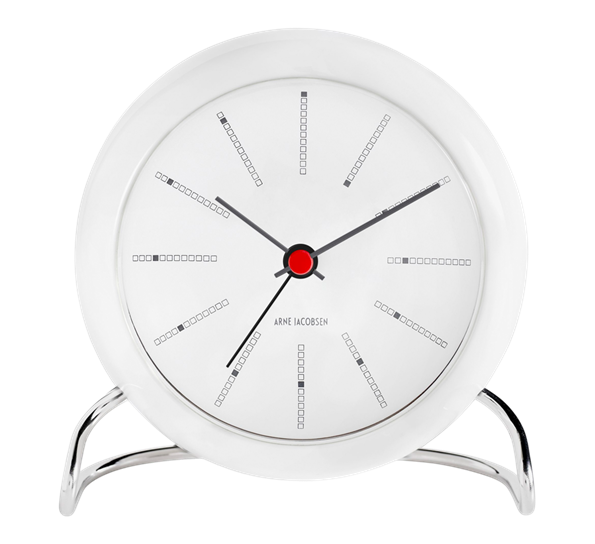 Bankers vekkerklokke fra Arne Jacobsen klokker