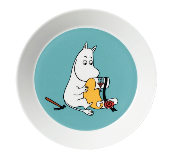 Mummi asjett 19 cm Mummitrollet turkis fra Mummi