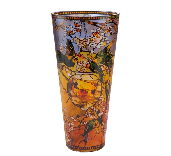 Tiffany Parakeets vase 30 cm Artis Orbis fra Goebel