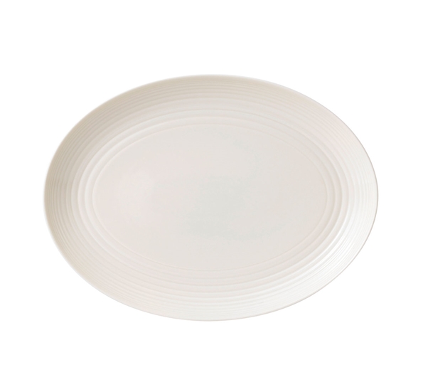 Ramsay Maze White fat Ovalt 34cm fra Royal Doulton