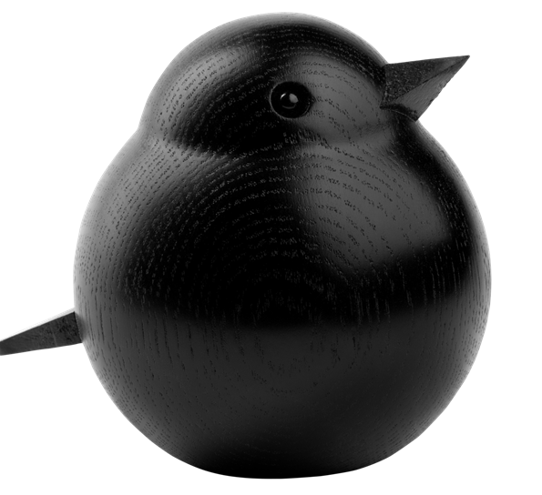 Spurv pappa sort eik 10 cm fra Novoform