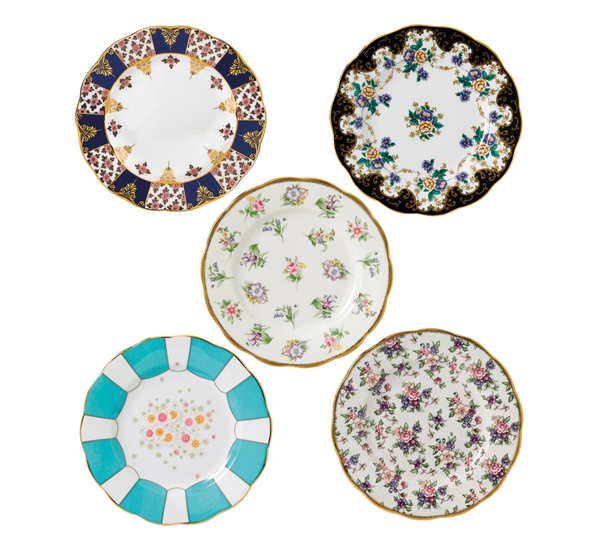 1900-1940 asjett 20cm 5D Sett fra Royal Albert