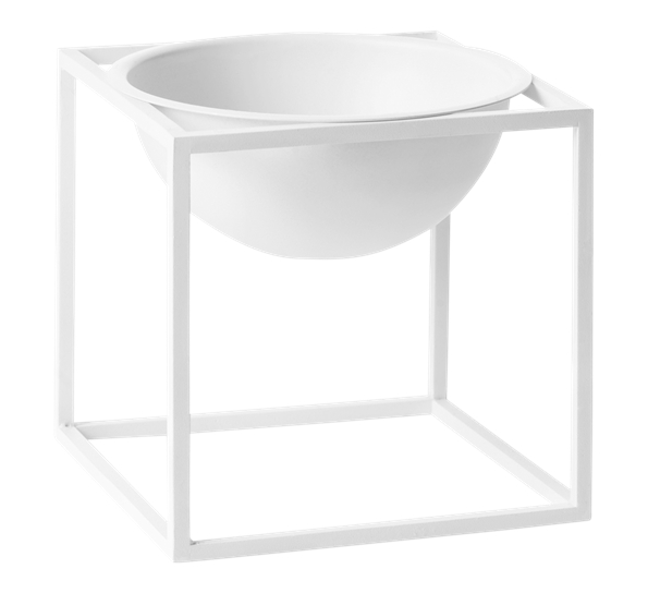 Kubus skål liten hvit fra By Lassen