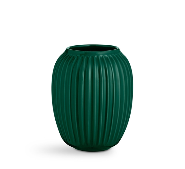 Hammershøi vase dypgrønn 20 cm fra Kähler