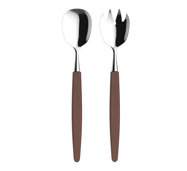 Skaugum Kebony salatbestikk fra Skaugum Bestikk